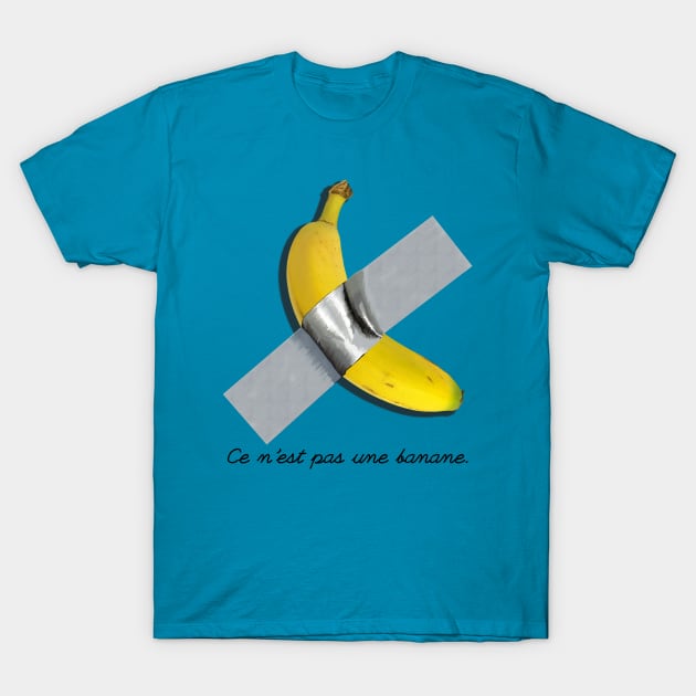 Ce N'est Pas Une Banane. T-Shirt by SteelWoolBunny